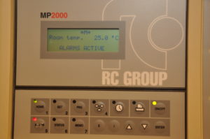 picture of a security alarm installation in portsmouth